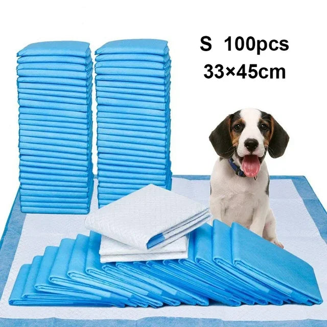 Super Absorbent Pet Diaper Dog Training Pee Pads Disposable Thickened Nappy Pads For Cats Dog Diapers Cage Mat Pet Supplies