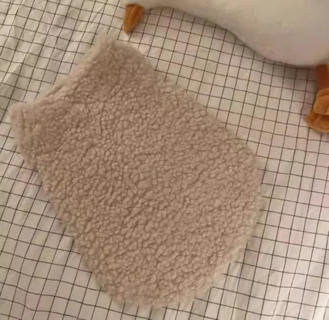 Cat clothes, warm lamb wool vest, autumn and winter teddy pomeranian pet winter clothes, cute korean clothes